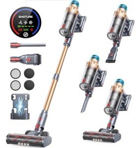 SMOTURE Cordless Stick Vacuum Cleaner with Auto Suction