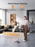 SMOTURE Cordless Stick Vacuum Cleaner with Auto Suction