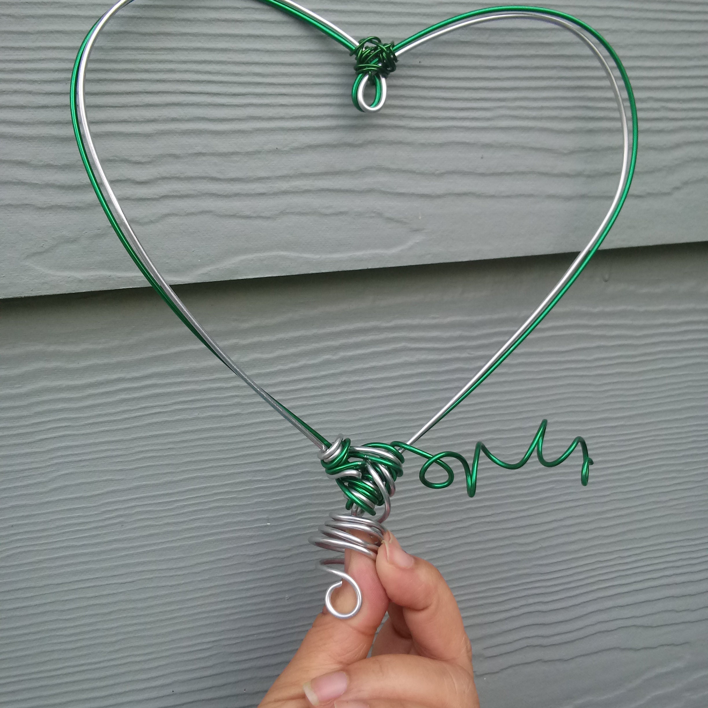 Heart Christmas Tree Topper - Dual Tone Option