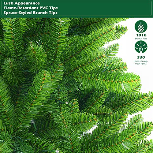 6ft Pre-lit Christmas Tree with 330 Lights