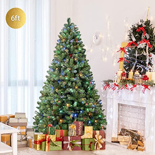 6ft Pre-lit Christmas Tree with 330 Lights