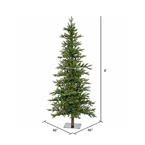 8' Shawnee Fir Artificial Christmas Tree - Natural Wood Trunks