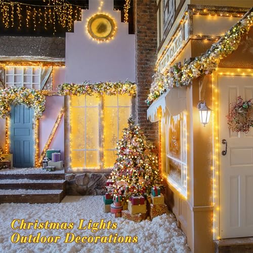 100 LED Warm White Christmas String Lights