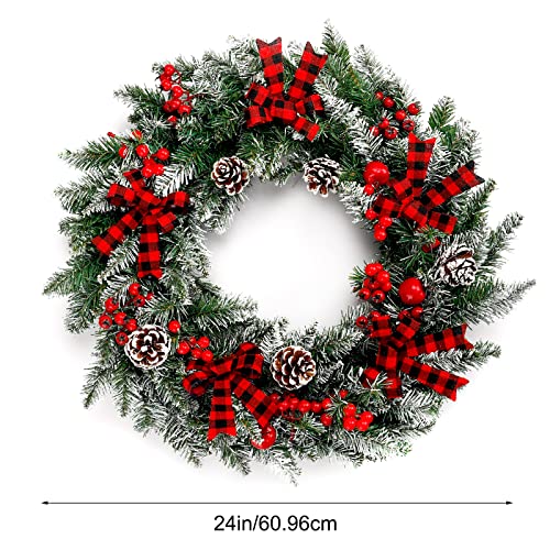 Pre-Lit Outdoor/Indoor Christmas Wreath with LEDs