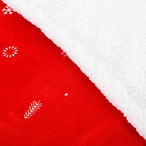 Cozy Christmas Sherpa Fleece Blanket
