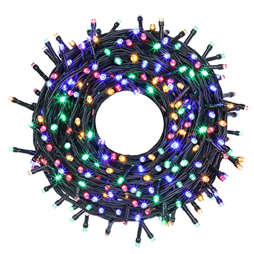 Multicolor Christmas Tree Lights, 240 LED - 78.4 FT