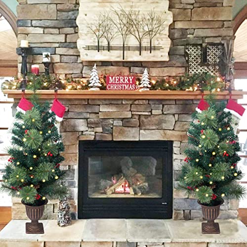 2 Pack 3FT Artificial Christmas Trees