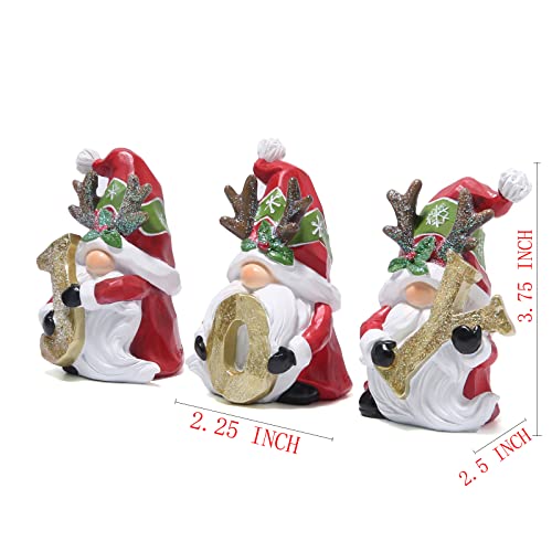 Handmade Christmas Gnome Trio Figurines