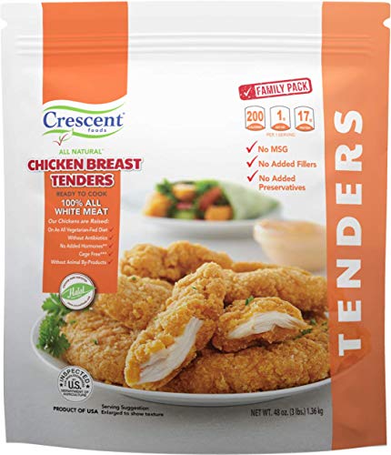 Crescent Foods Breaded Chicken Breast Tenders | 3 lbs