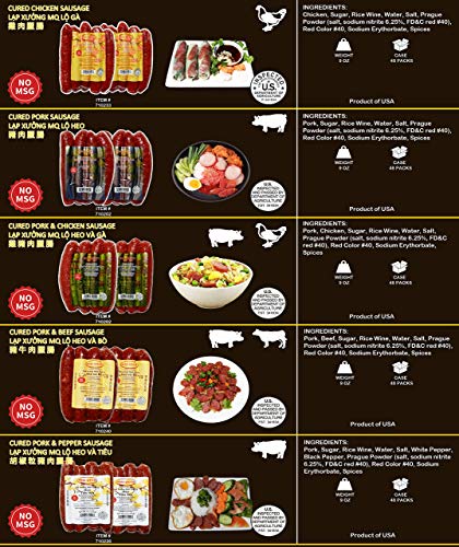 Gourmet Chicken Cured Sausage - 3 Packs (No MSG)