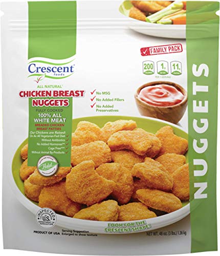Crescent Foods Halal Chicken Breast Nuggets | 5 Bags