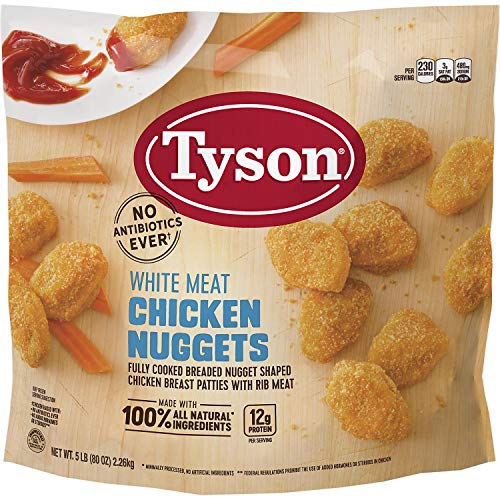 Evaxo Frozen Chicken Nuggets - 5 lbs