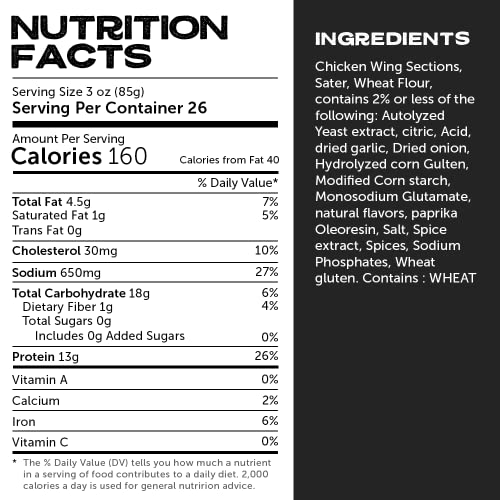 Grumpy Butcher Large Chicken Wings: Juicy & Crispy