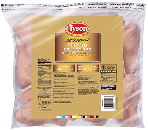 Tyson Chicken Drumsticks - 12 per case, 2.5lb