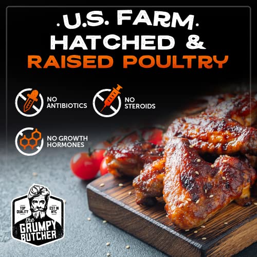 Grumpy Butcher Large Chicken Wings: Juicy & Crispy