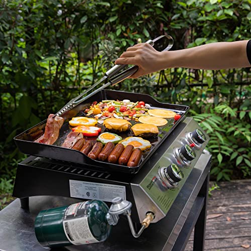 Portable Gas Grill Griddle for Outdoor BBQ