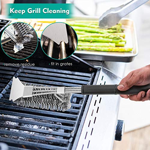 HaSteeL Stainless Steel BBQ Utensil Set