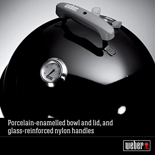 Weber 14.5" Charcoal BBQ Smoker, Black