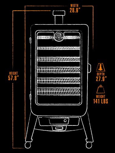 Pit Boss PB7000SP Wood Pellet Smoker, 7 Series Vertical