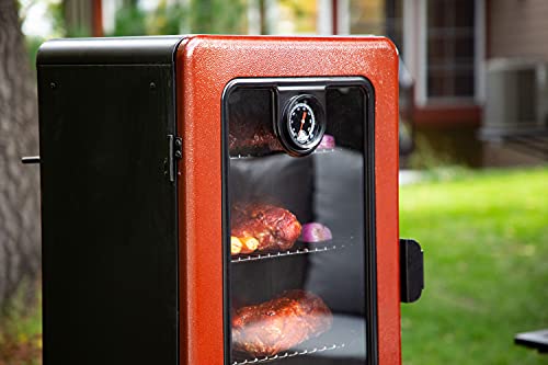 Pit Boss Vertical Smoker, Red Hammertone 684sq.in