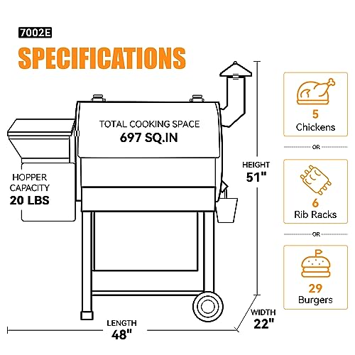 Z GRILLS 8-in-1 Wood Pellet Smoker Grill