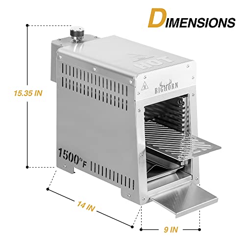 Portable Infrared Propane Grill for Quick Cooking