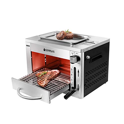Camplux Propane Infrared Steak Grill - Powerful Heat!