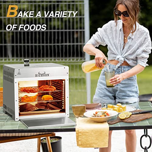 Portable Infrared Gas Grill for Quick Steak Cooking