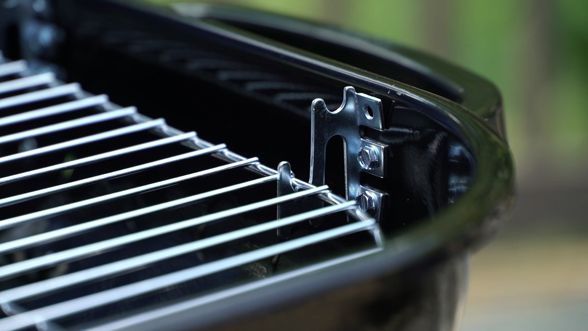 Portable Blue Charcoal Grill - Americana Walk-A-Bout BBQ