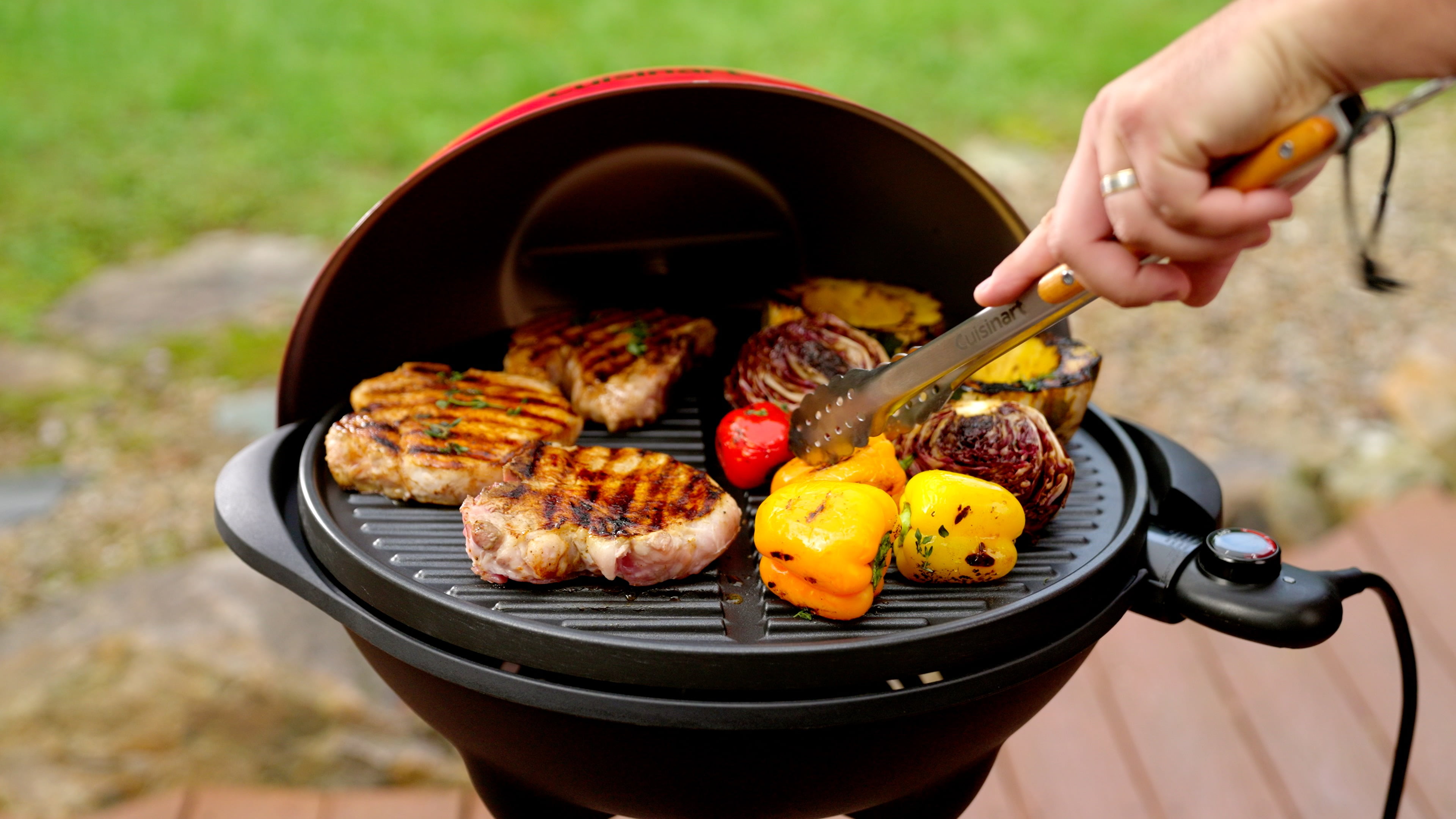 Cuisinart Outdoor Electric 2-in-1 BBQ Grills