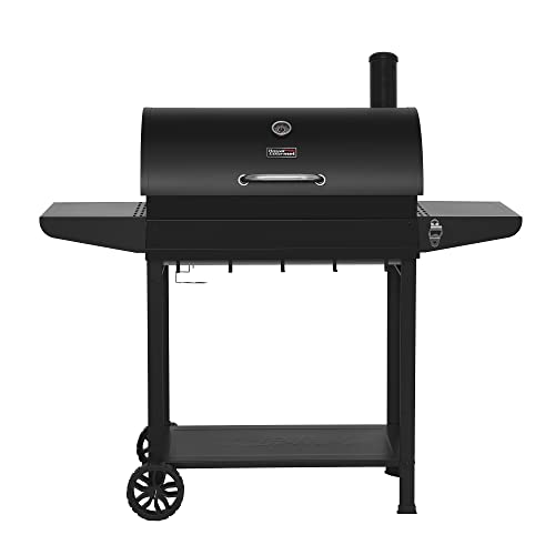 Royal Gourmet Barrel Charcoal Grill - Backyard BBQ Party