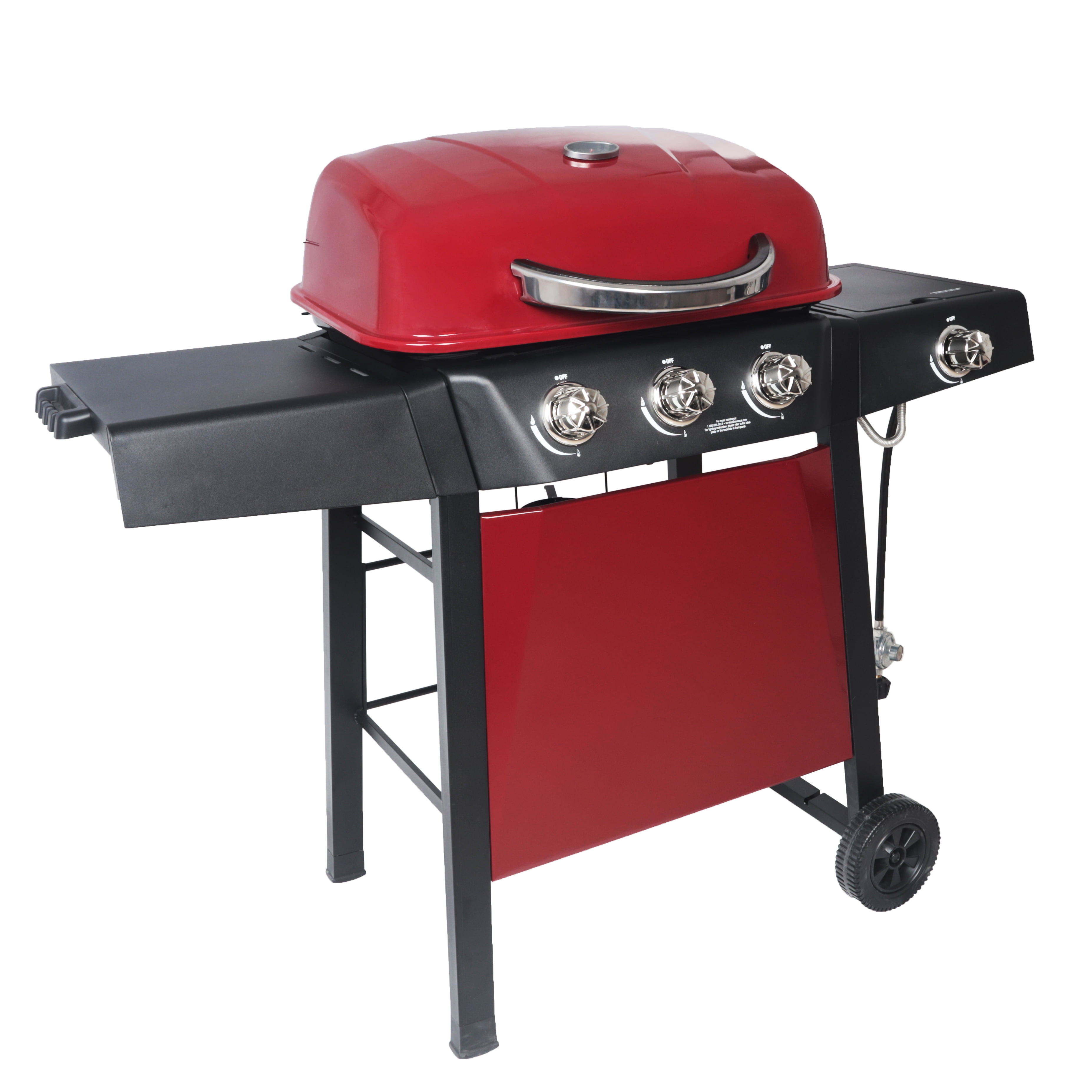 RevoAce 4 Burner Propane Gas Grill with Side Burner