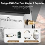 Portable Flat Top Gas Grill - 3 Burner