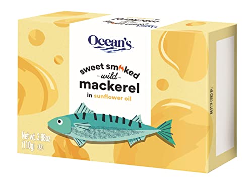 Ocean's Smoked Mackerel in Sunflower Oil - 5 Pack