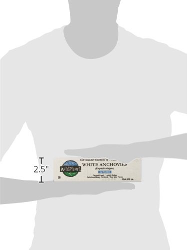 Wild Planet Anchovies with Sea Salt, 4.4oz (Pack of 12)