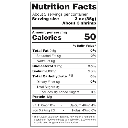 16/20 Cooked Peeled and Deveined Shrimp, 16 Ounce