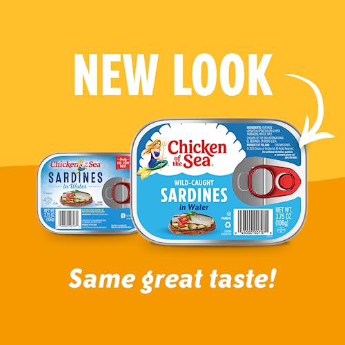 Wild Caught Sardines in Water - 18-Pack, 3.75 oz