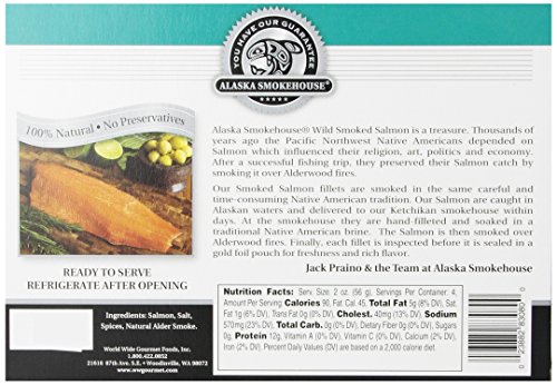 Alaska Smokehouse Jumbo Smoked Salmon Variety Pack
