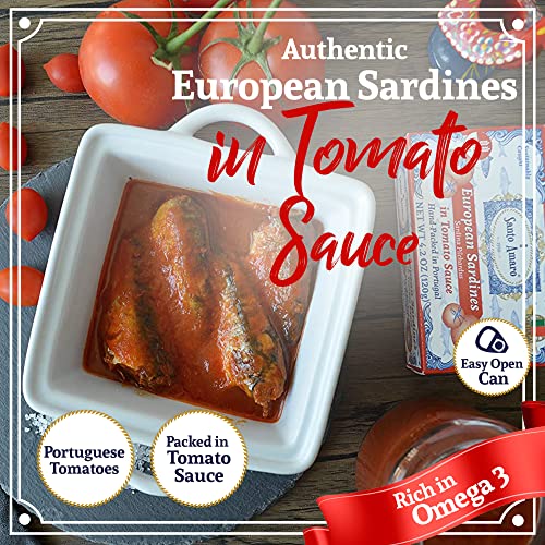 12-Pack Authentic European Sardines in Tomato Sauce