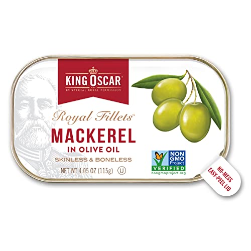 King Oscar Mackerel Fillets Cluster Pack in Olive Oil