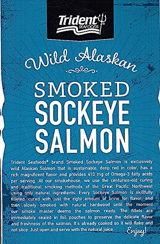 Trident Smoked Sockeye Salmon - Wild Alaskan Variety