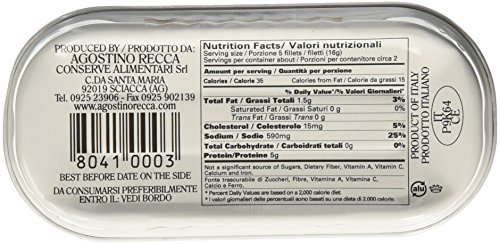 Agostino Recca - Anchovy Fillets in Olive Oil (3x2oz)