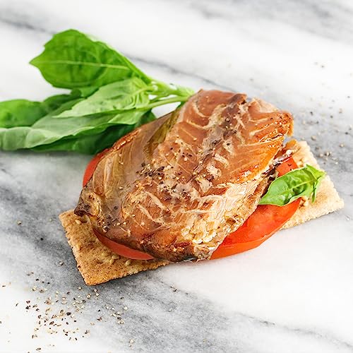 Wild Smoked Mackerel Fillets in Olive Oil (3.9oz, Pack of 12)