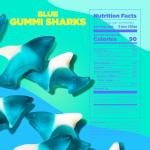 Albanese World's Best Blue Gummi Sharks, 5 Pound