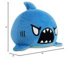 Reversible Shark Mood Plushie in Blue