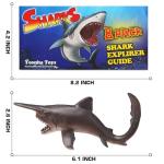 8 Realistic Shark Figures with Educational Booklet