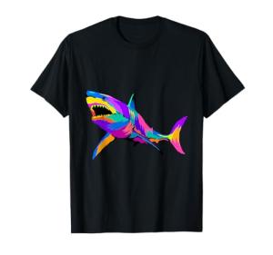 Shark Pop Art Tee: Marine Biology Sea Animal