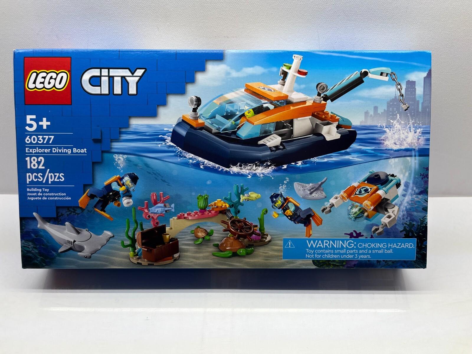 LEGO City Explorer Diving Boat with Ocean Creatures