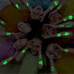 Luminous Shark Temporary Tattoos for Kids