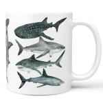 Shark Ceramic Coffee Cup - 11 oz